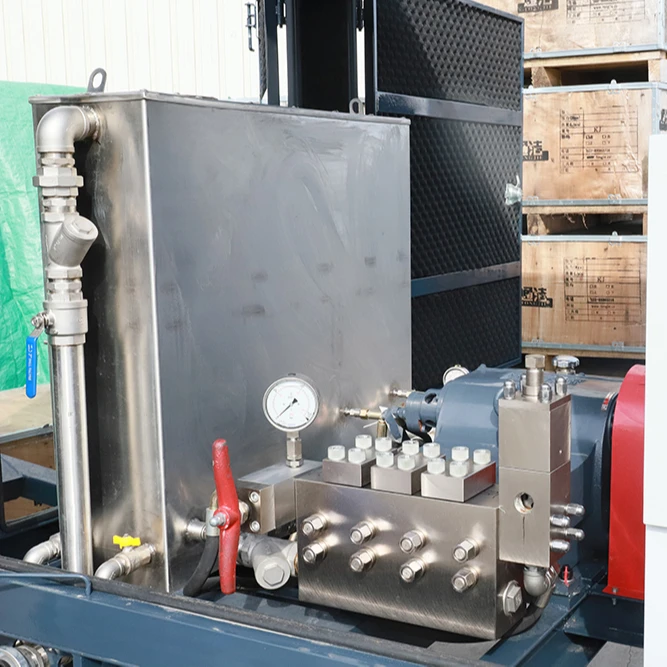 700Bar 70L Electric Motor portable High Pressure pump for pipe cleaning and rust removal