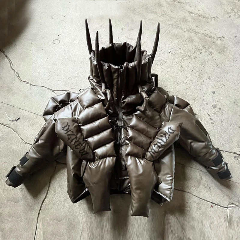 DIZNEW puffer Jacket men Custom designer personalised streetwear waterproof down jacket for men logo