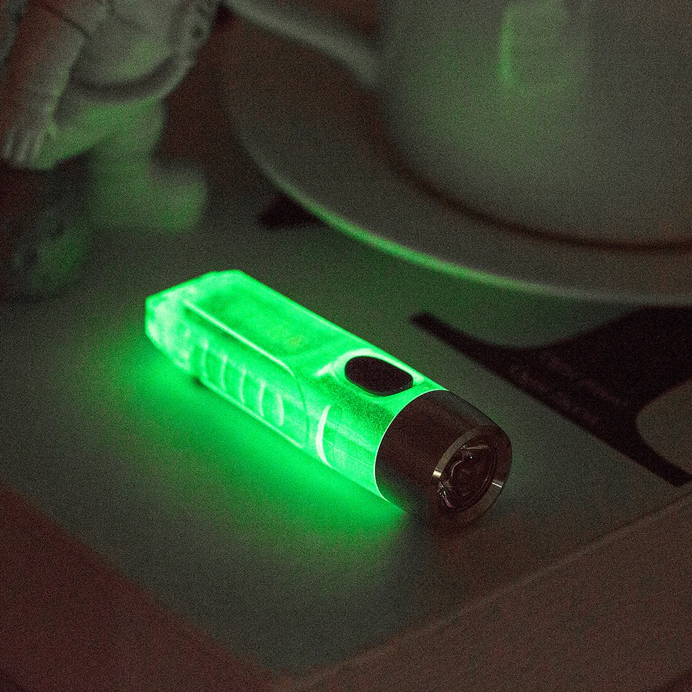 STARYNITE S12 Plus 610lm fluorescent colorful keychain led mini flashlight rechargeable