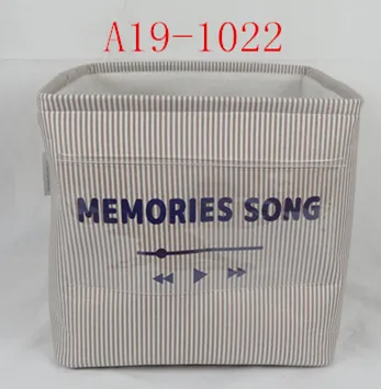 
wholesale fabric basket home usage organizer folding stocked 3 pcs set canvas storage basket with handle 