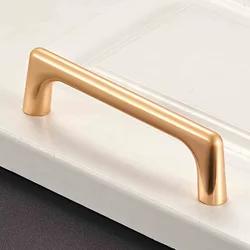High Quality Zinc alloy  Hardware Kitchen Solid Furniture Handle Cabinet  Handles