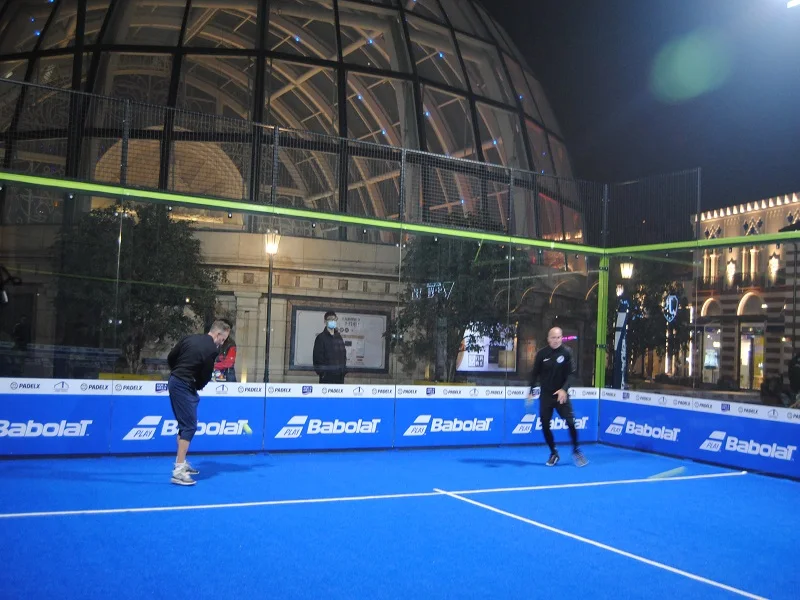 PADEL WORKER Factory Price Wholesale Panoramic Indoor and Outdoor Padel Court Paddle Tennis Court in Chile