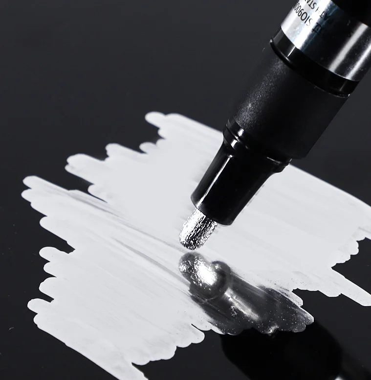 Free sample Sipa Mirror Gloss Oil-based Paint Marker Pen Liquid Chrome Marker