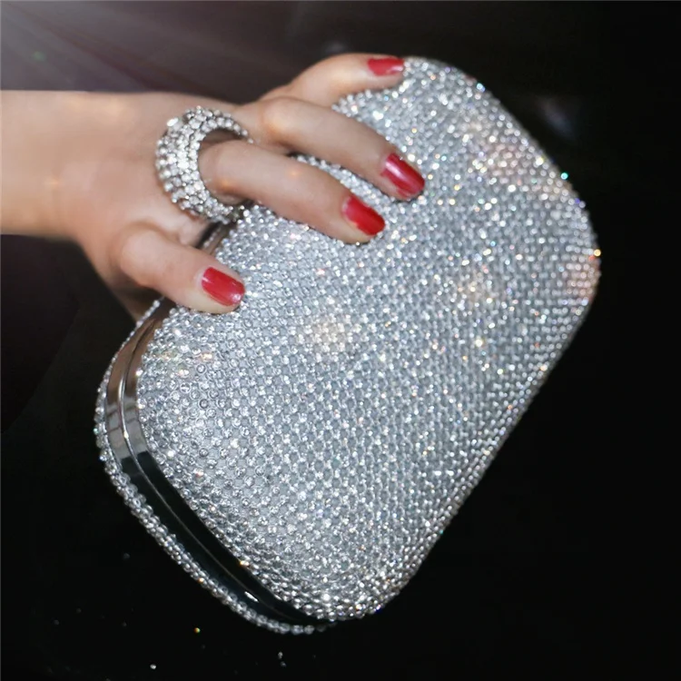 Clutch Bags Diamond Studded Evening Bag With Chain Shoulder Bag Ladies Handbags Wallets For Wedding