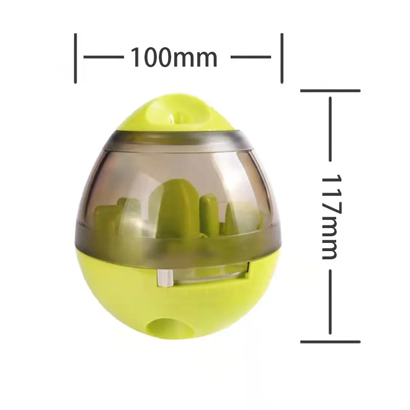 Interactive Pet Toy Tumbler Slow Eat Feeder Puzzle IQ Treat Dog Leak Food Ball