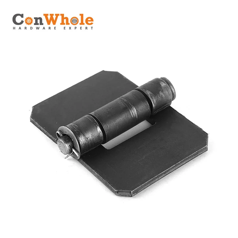 Non-porous Iron Thickened Heavy-duty Door Shaft Welded Hinges For Crawler Accessories High-bar Semi-trailer Truck Door