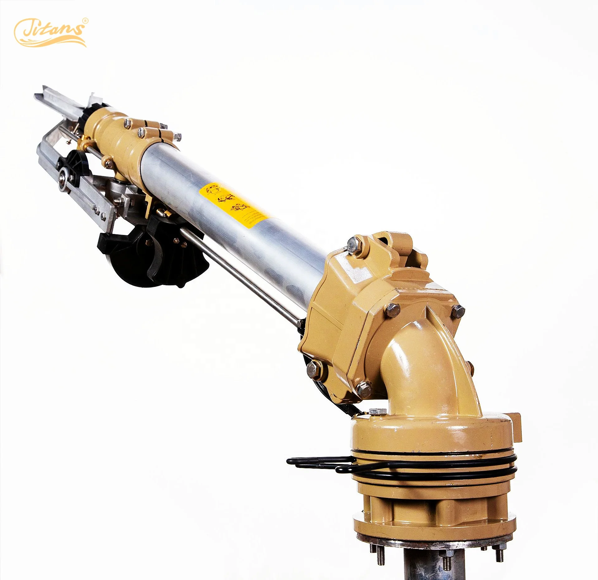 Titans Long Range 80m Rain Gun Sprinkler 360 Degree Gear Drive Nozzle for Farmland Irrigation