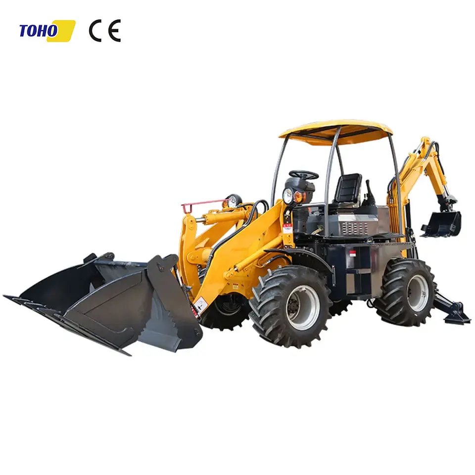 Low cost hot sale backhoe loader excavator TOHO made in China