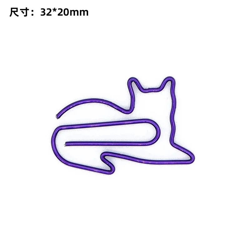 Different Animal Shape Paper Clips for Bookmark, Notebook, Office use