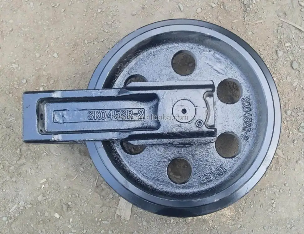 Excavator Bulldozer Front Rubber Track Roller Track Front Idler Chain Sprocket Idler Assy Wheel for Excavator