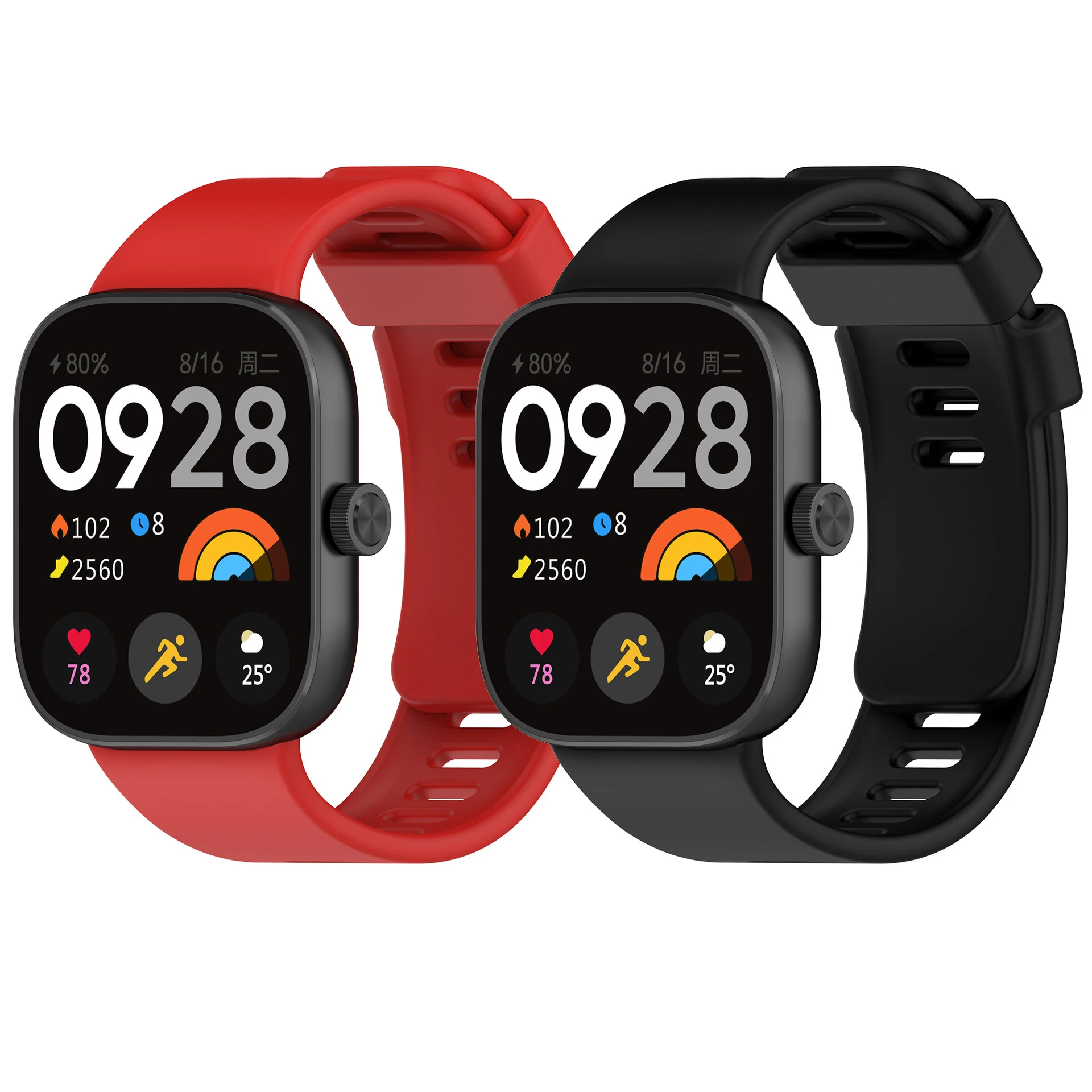 Мягкий силиконовый ремешок для часов Xiaomi Redmi Watch 4/ Mi Band 8 Pro браслет
