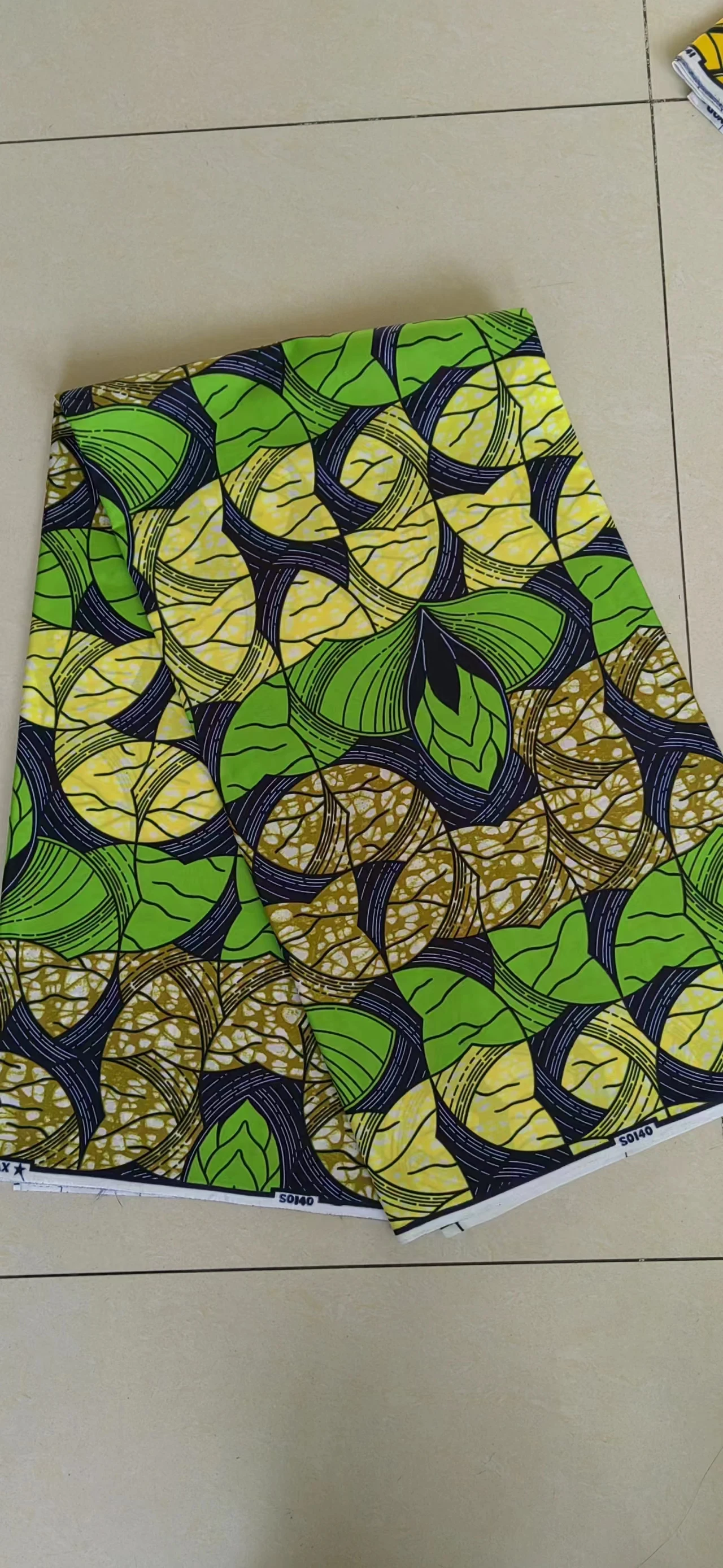 Hot Selling Textile Plain Cloth Veritable loincloth Polyester African Wax Prints Cotton Fabric