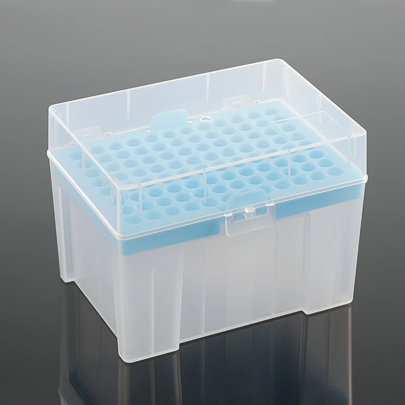 1000ul Blue Color Universal Disposable Pipette Tips for Laboratory Use Null-filter Transfer Polypropylene/PP Pipettes Sterile