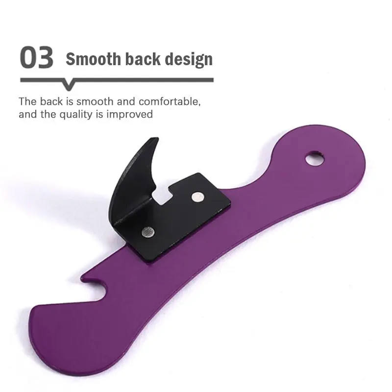 Multi-Functional Stainless Steel Can Opener Beer Bottle Opener Comfort Good Grip Tin Jar Bottle Cans Opener