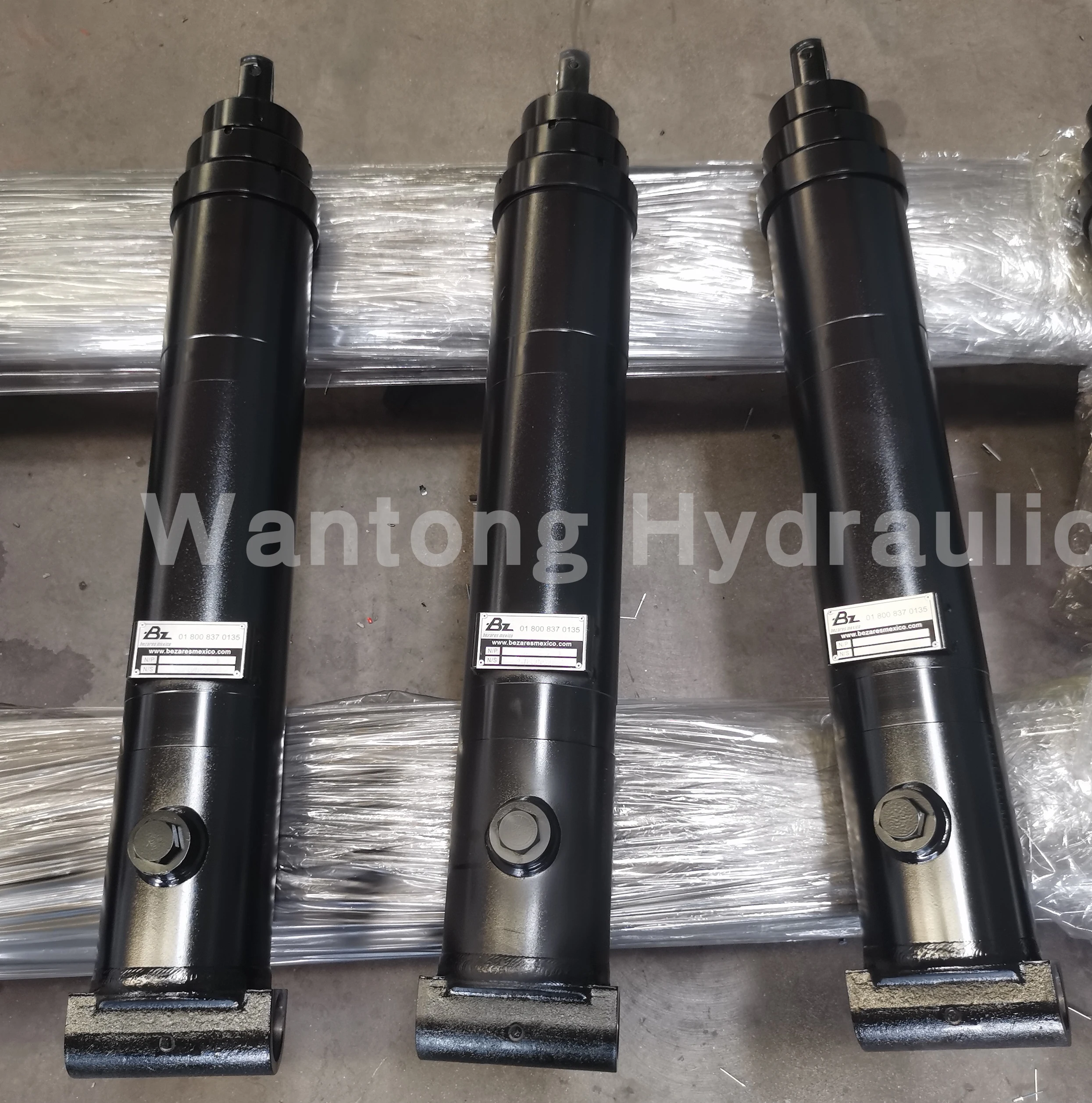 Factory price 5 stage telescopic hydraulic cylinder for tipping truck trailer
