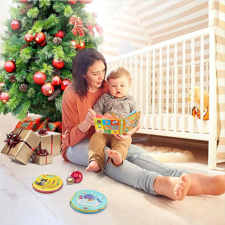 Eco-friendly durable soft non-toxic plastic fiber baby bath book for early education