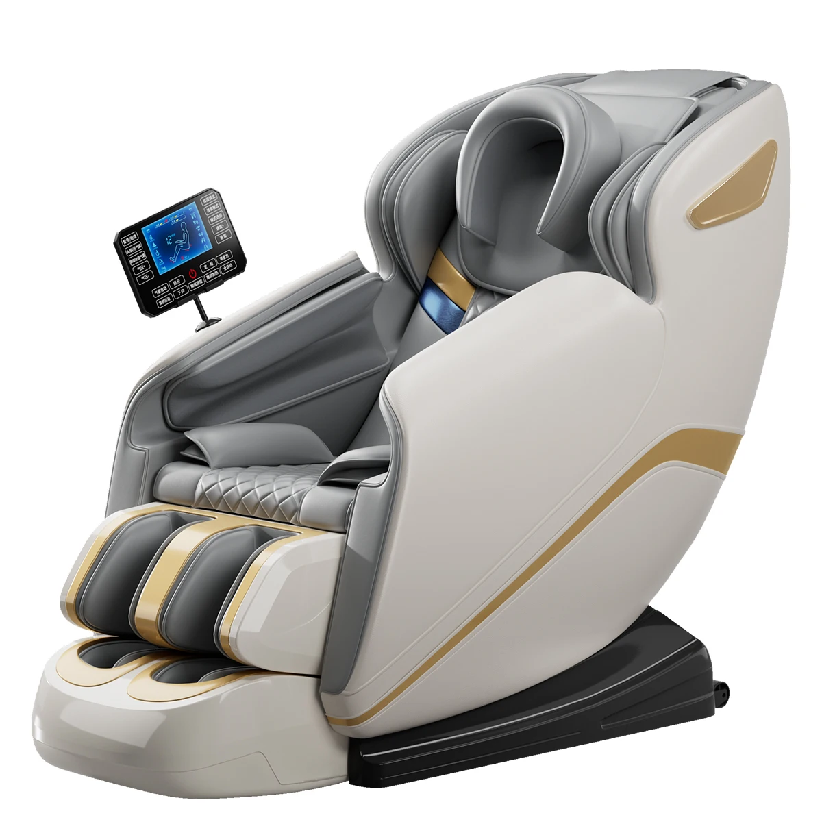 Leercon OEM лучшие продажи высококвалифицированный Электрический shiatsu разминающий 3d массажное кресло