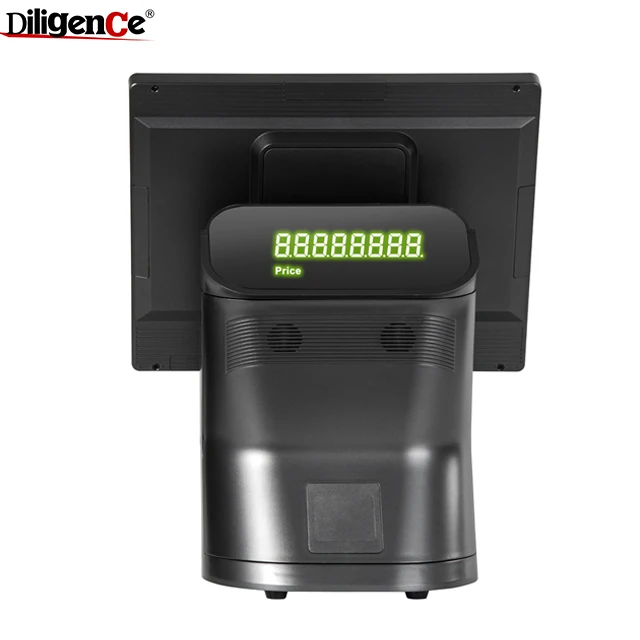 15 inch 15.6 inch Desktop Android Win7 True Flat Touch Screen All In One Cash Register/POS Terminal/POS System For Shop