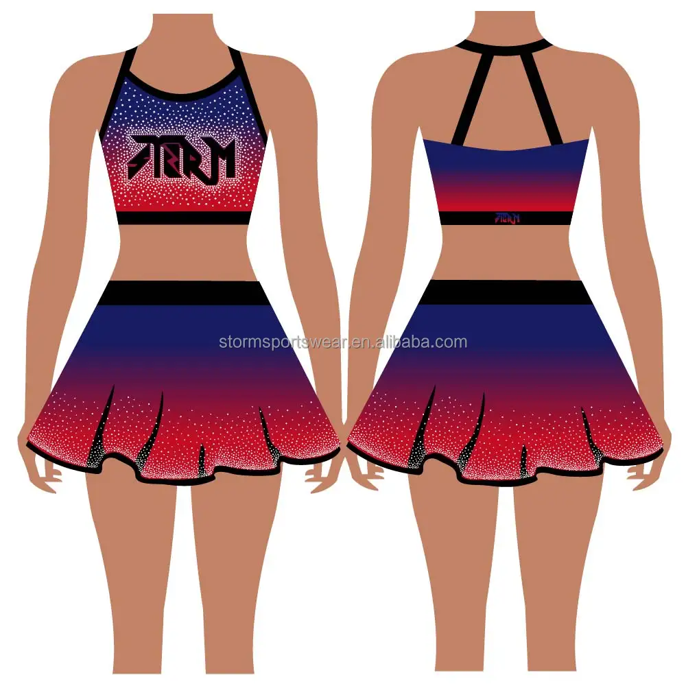 OEM Australia yellow cheer rhinestones costumes cheap sparkle hot sexy yellow Cheerleading Uniforms for team