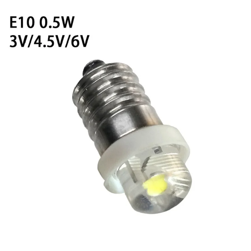 DC 3v 4.5v 6v 12v 24v starry sky lamp signal light BA9S instrument indicator E10 LED light