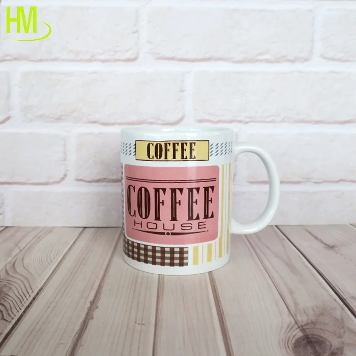 Stock Creative Ceramic Mug Cup 11oz Stoneware Coffee Blank White Sublimation Mugs - Buy Ceramic Mug With Coating Sublimation