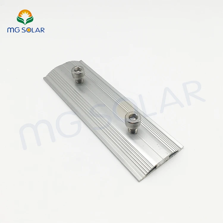Aluminum Solar Mounting Rail Splice Solar Roof Racking Rail Splice Structure Solar Related Products