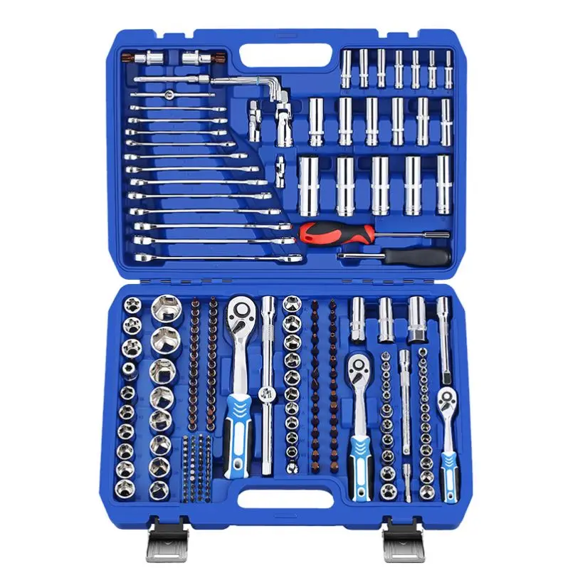 New 216 Pcs Craftsman Auto Hand Tool Sockets Set for Home 216 Piece Tool Kit Conjunto De Ferramentas Hands Tool Set Mecanic
