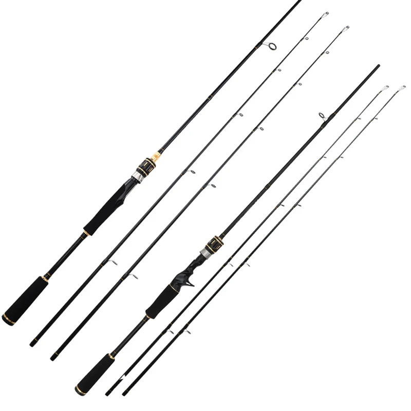 TAIGEK spinning 2.70m 9FT M MH 2 sections carbon Hollow spinning Off shore spin pole lure fishing rods