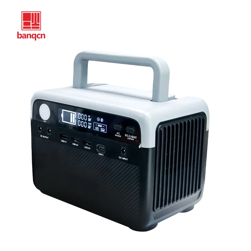 Banqcn Home Laptop Phone 300watt Lifepo4 Battery Charging Portable Solar Panel Generators Power Bank Mini Station for Emergency
