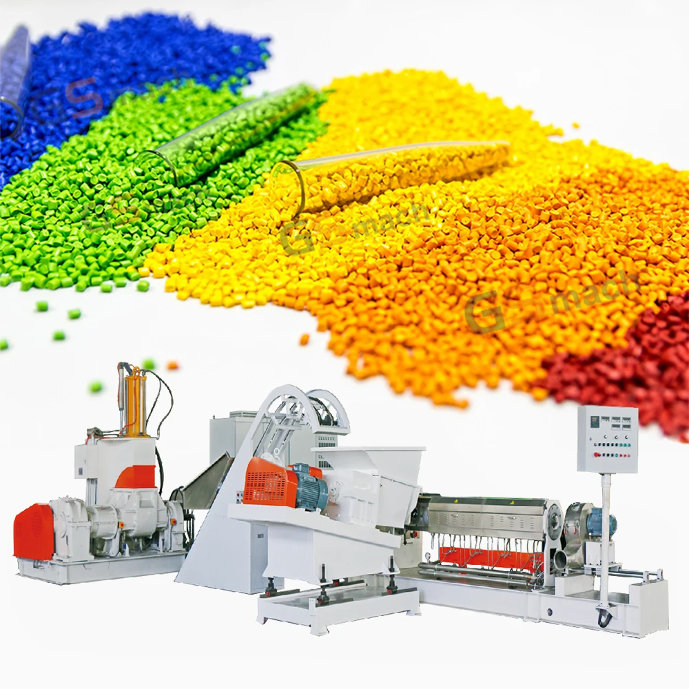 Пластиковый наполнитель маточный экструдер с двойным винтом машина для компрессии пластика