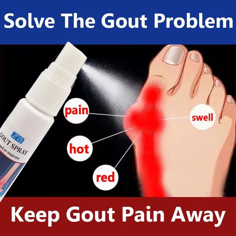 ZB Gout Spray Herbal Neck Waist Shoulder Leg Joint Bone Sore Care Fluid Rheumatism Joints Fingers Toes Swelling