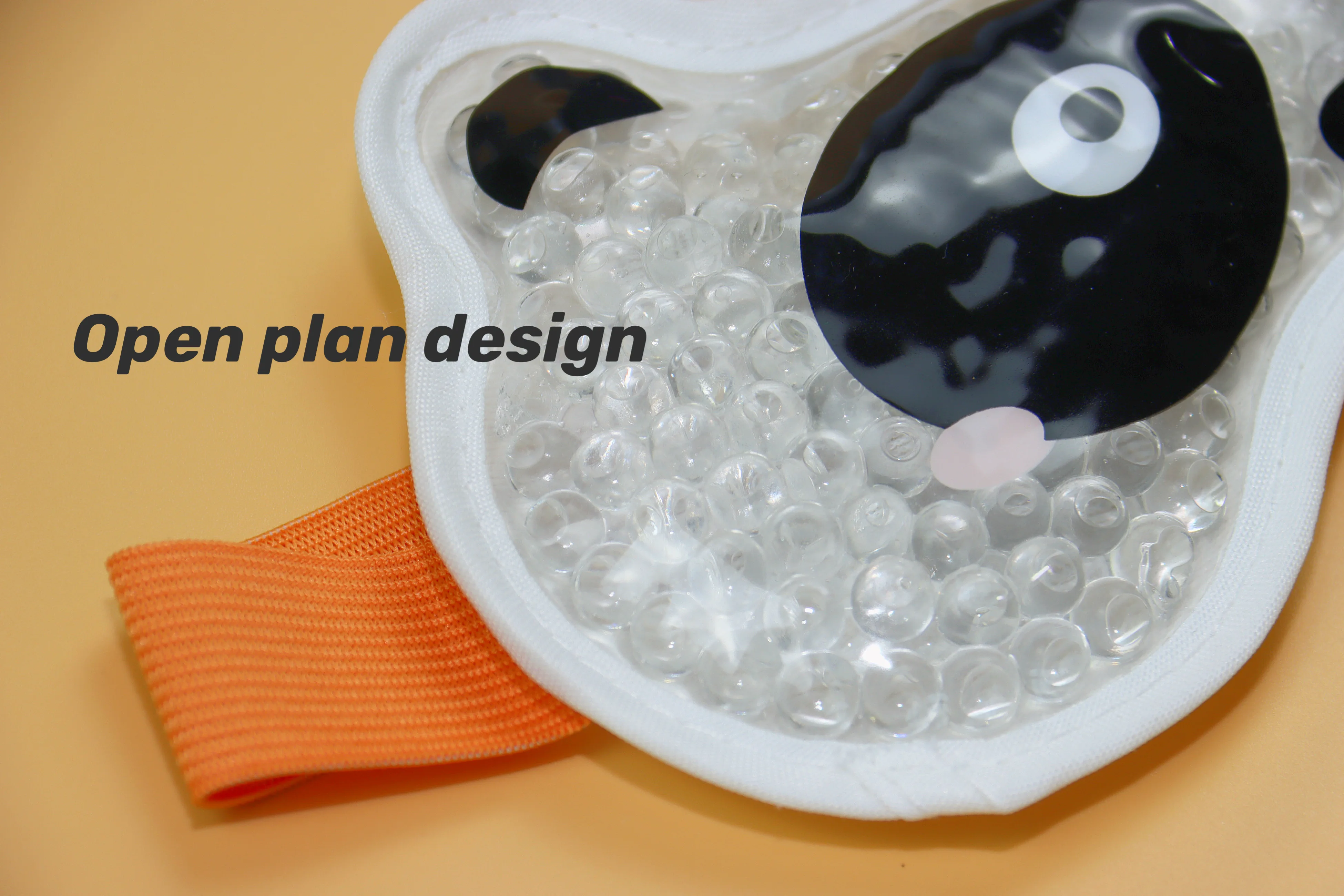 Factory Gel Bead Reusable Eye Mask - Heat or Cold Sleep Mask
