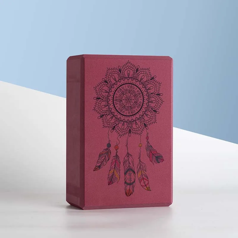 
EVA foam yoga block custom printed foam yoga block eco recycled non toxic 