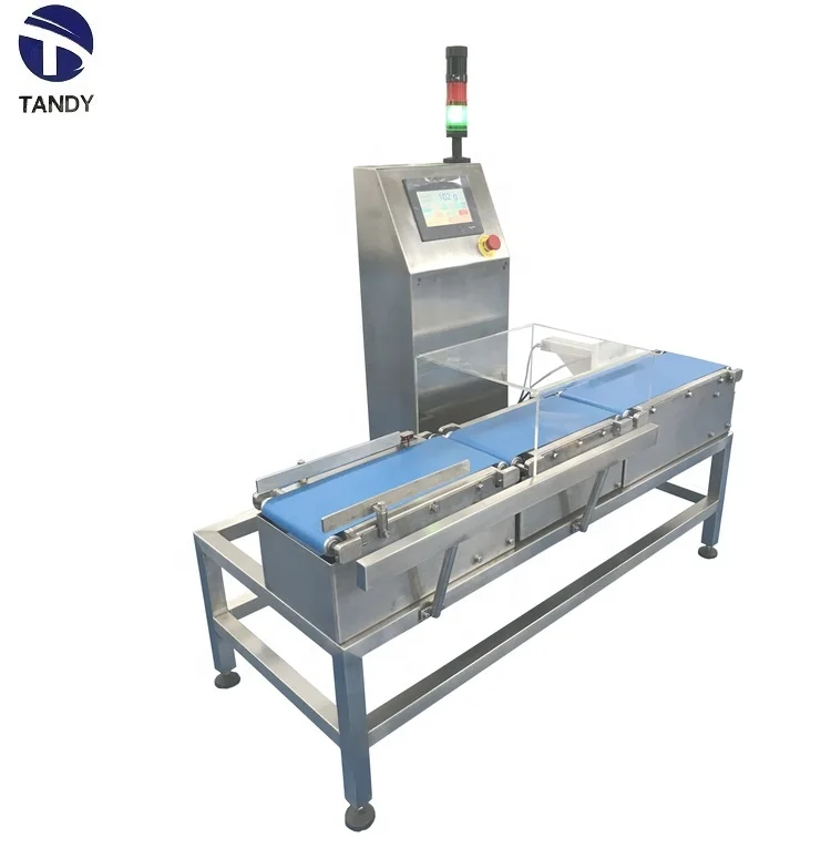 High accuracy online biscuit packages checking weight machine weight sorting checker machine