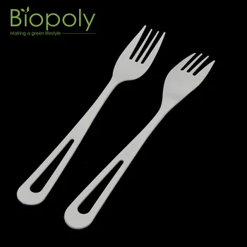Custom Logo Bulk Package CPLA PLA Knife Fork Spoon Biodegradable Disposable Cutlery Set
