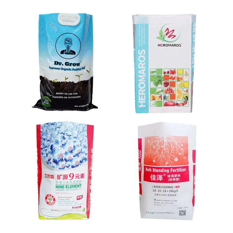 Agriculture PP Woven 5Kg 20Kg 25Kg 50Kg Fertilizer Packaging Bag For Sale