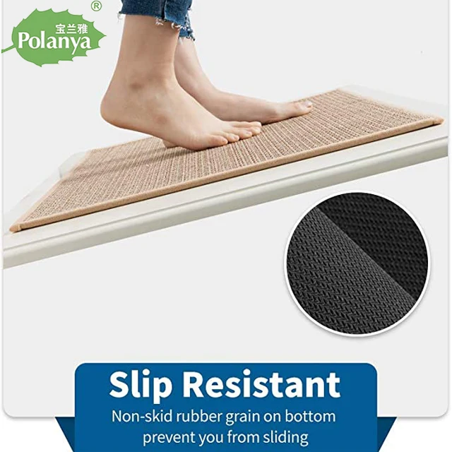 Multifunctional kitchen non-slip and waterproof floor mat vertical mat craft woven floor comfart mat