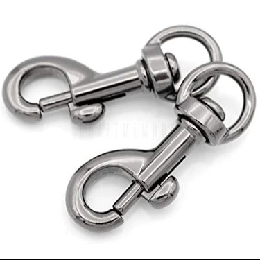 Hot Selling Swivel Snap Hook Round Eye Slide Bolt Lobster Clasp for Purse Keychains Accessories