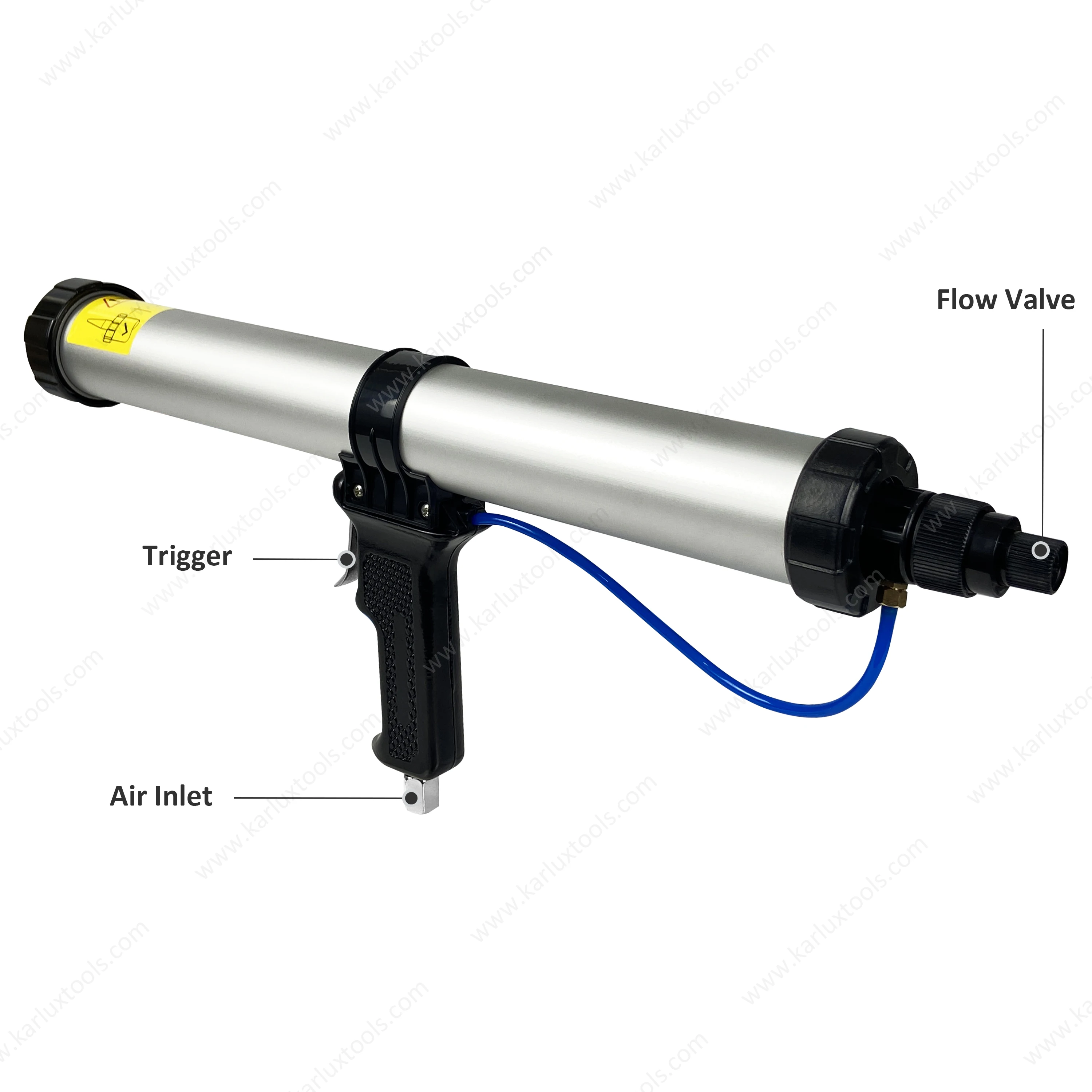 600ml Manufacturer Air Power Caulk Gun Cartridge Heavy Duty Pneumatic Applicator Professional Caulking Gun