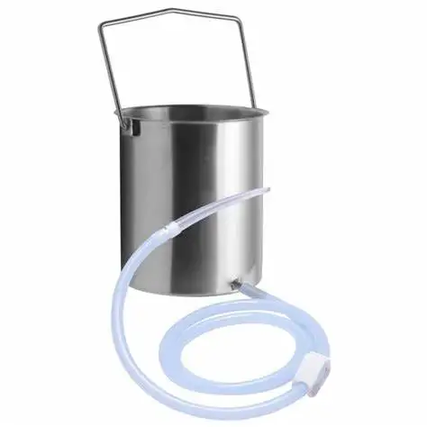 2L Medical Grade Reusable Stainless Steel Enema Bucket kit