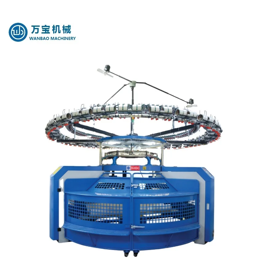 WANBAO Lastest Panel Single Jersey  Knitting Machine Professional Circular Knitting Machine Manufacturer