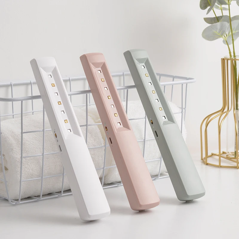 2022 Factory Newest  Portable  Household Handheld UV Sterilizer Virus Killer Lamps UVC Sterilizer Led