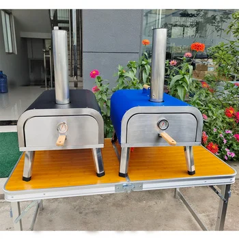 Outdoor home garden portable stainless steel pizza oven gas 16 inch for sale