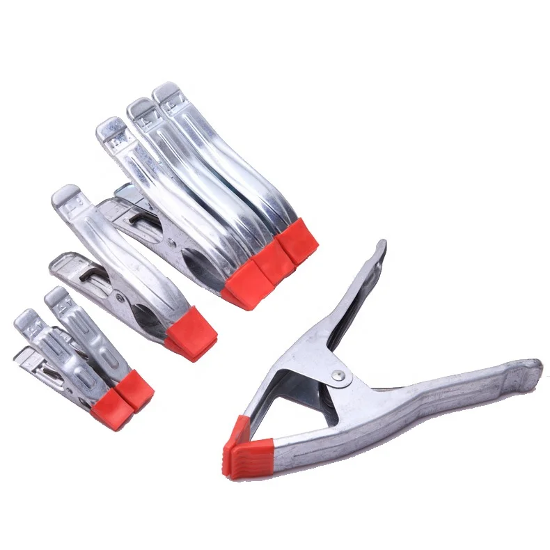 Woodworking Hand Clamping Tools 4 6 7 9 inch A Type Clip Strong Fixture Clamps Metal A Spring Clamp