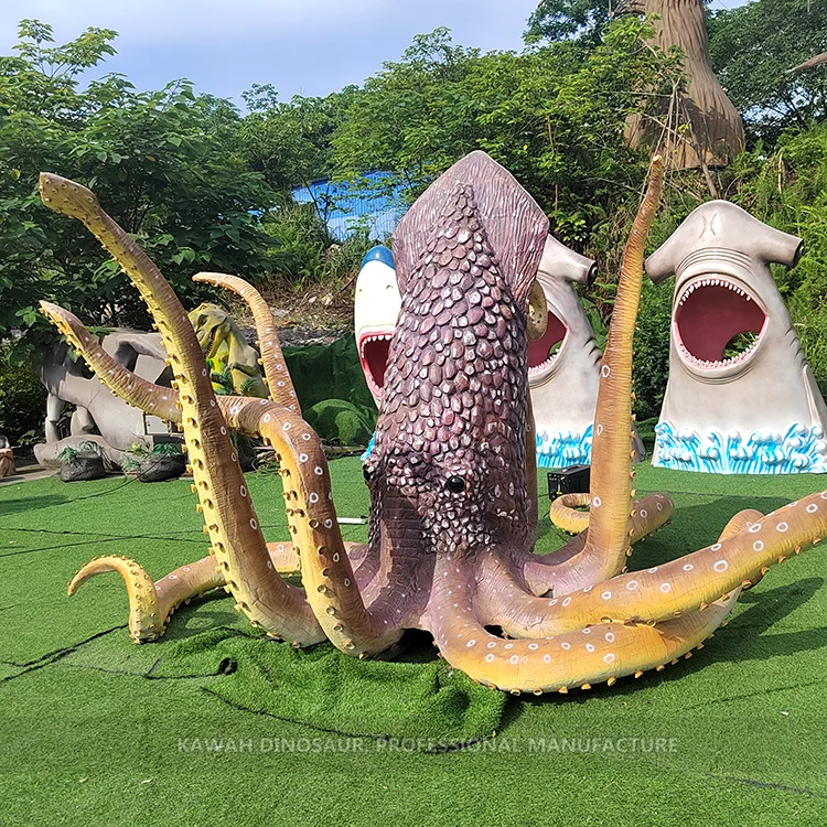 Buy Realistic Animatronic Octopus Model Octopus With Movements Factory Sale