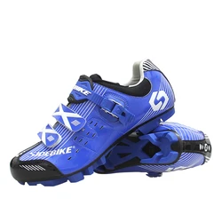 High quality durable lightweight sports men D Link detachable buckle cycling shoes
