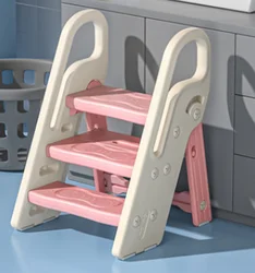 Easily Folding and Non-slip Potty Training Step Stool for Children