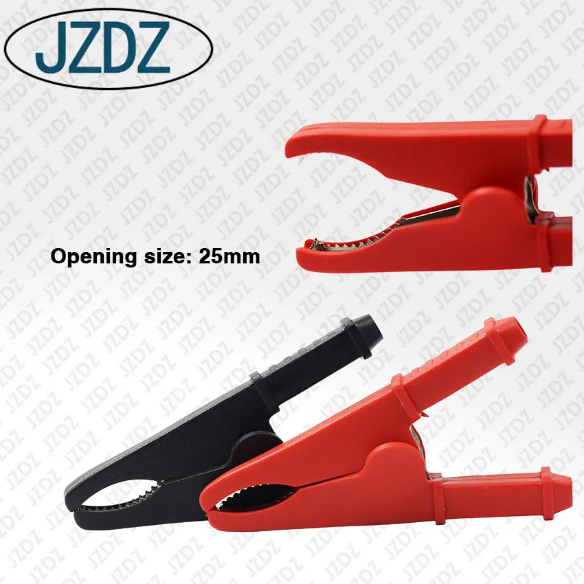 
JZDZ J.60051 Pure copper full sheath test crocodile clip safety type alligator clip 