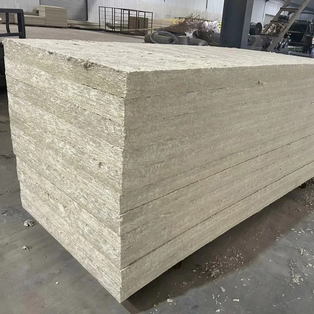 Factory Price Rock Wool Slab Insulated Wall Roof Sheet Panel Industrial Design Style Made of Basalt