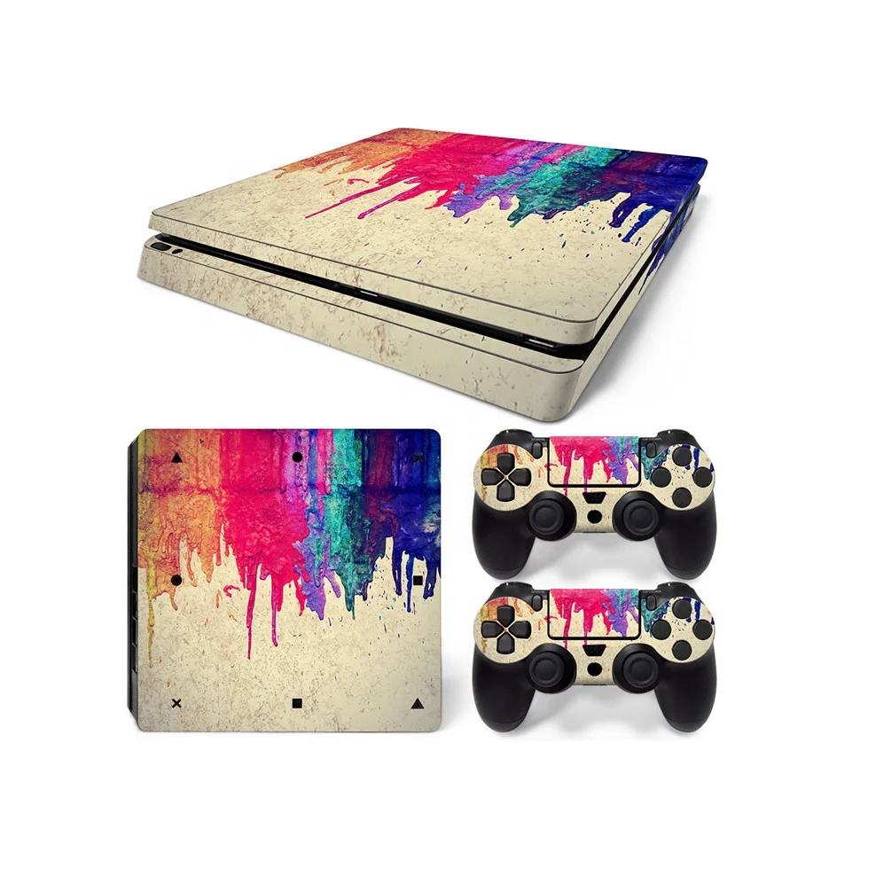 Новинка виниловая наклейка для PS4 набор консолей Playstation 4 + наклейки на 2